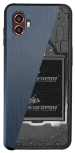 AkkuFresh foil installed directly on the battery under the cover.